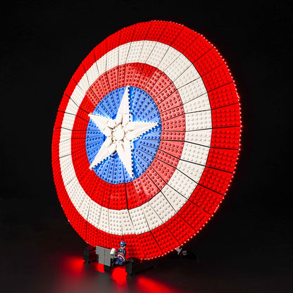 LED light kits for LEGO Home Marvel #76262 Captain America's Shield