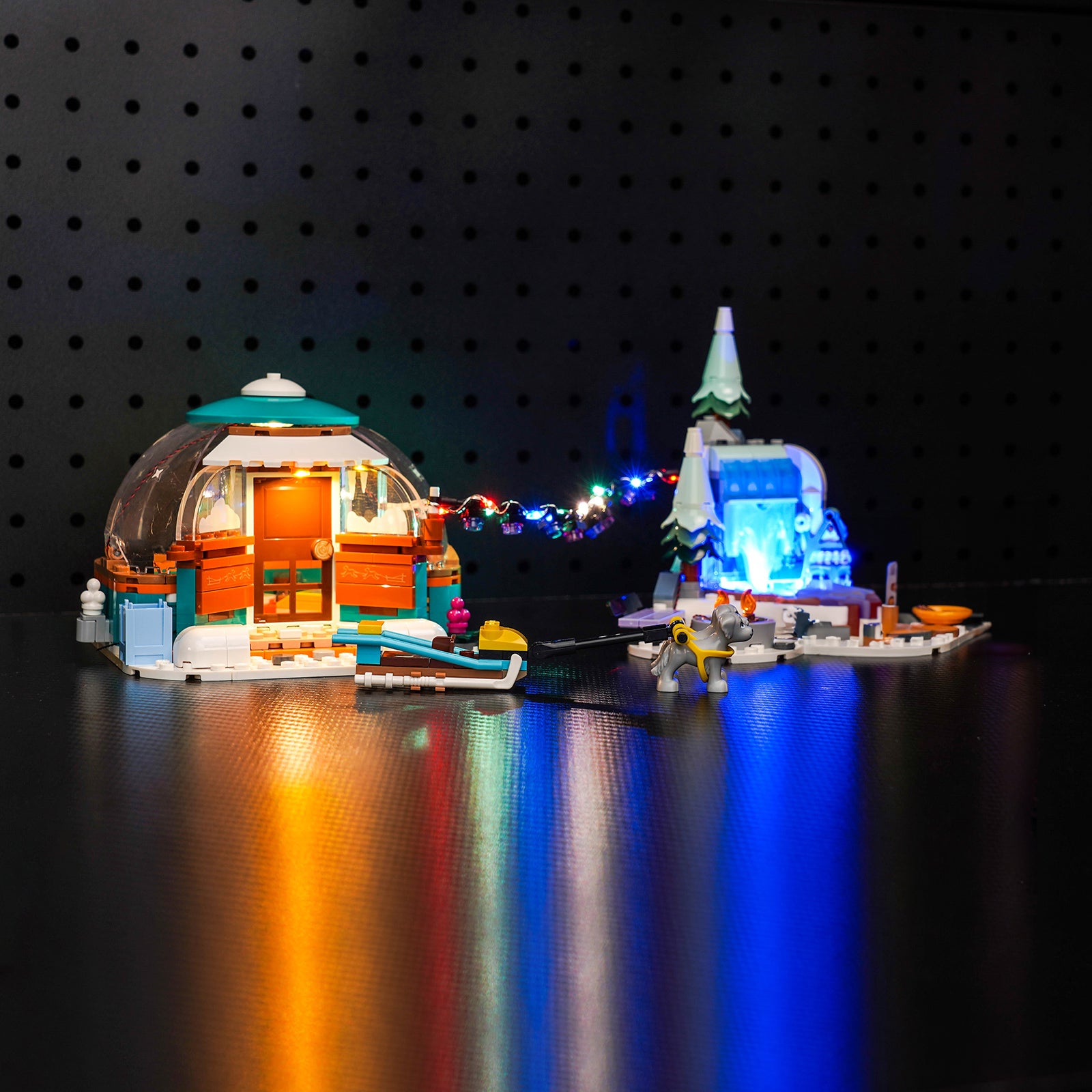 LED lighting for Igloo Holiday Adventure lego 41760 Light up the beauty of the aurora with your friends