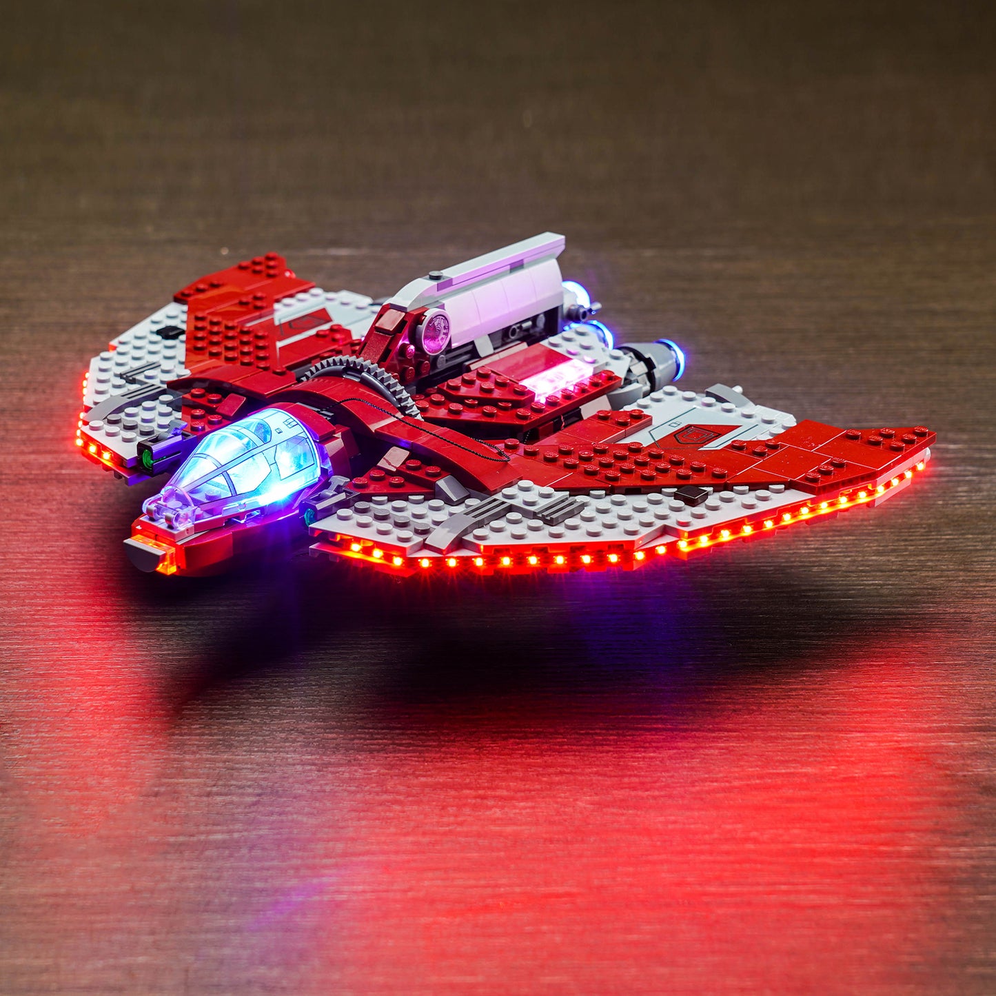 icuanuty LED lights kit lego 75362 Ahsoka Tano's T-6 Jedi Shuttle Star Wars series lego lighting&lego light kits
