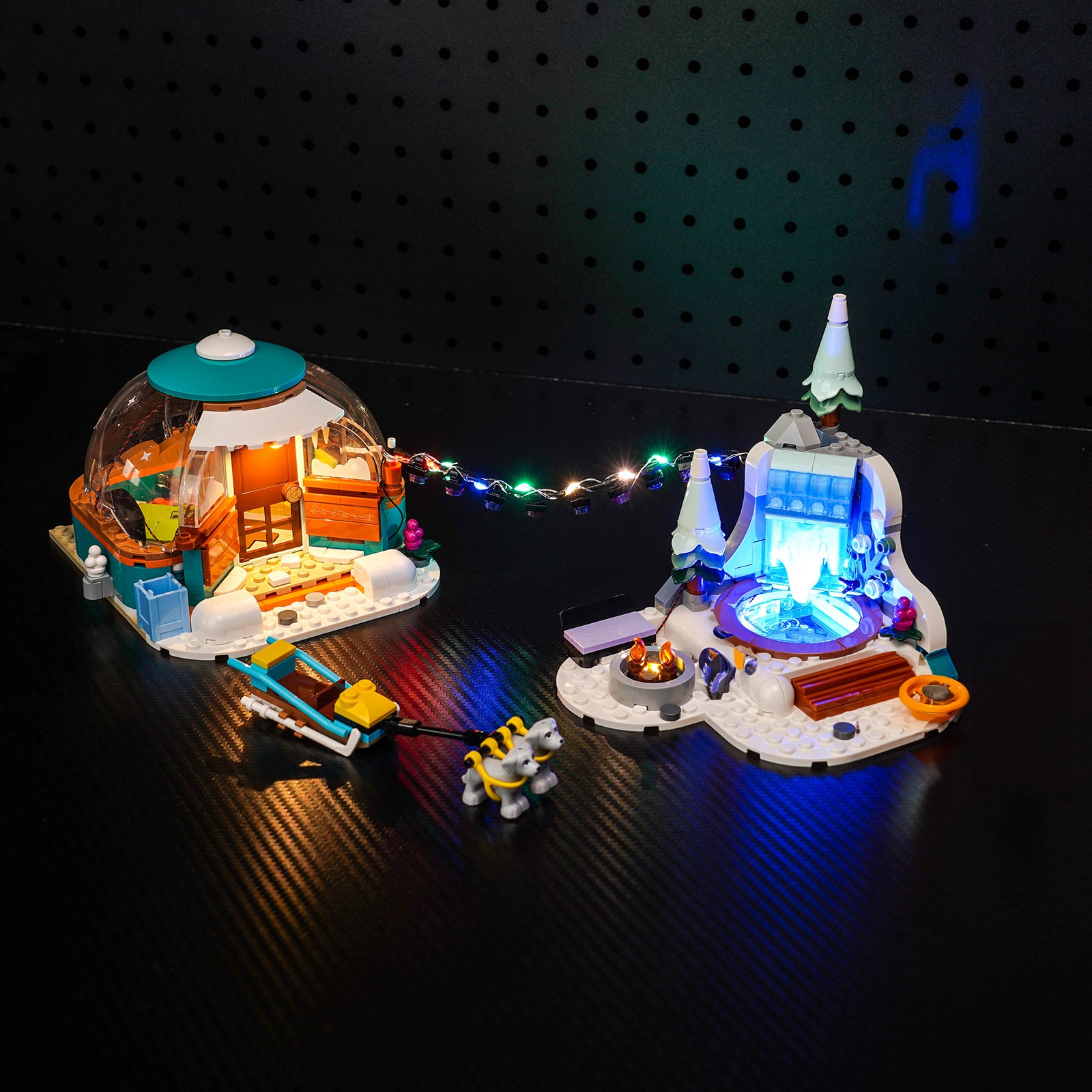 LED lighting for Igloo Holiday Adventure lego 41760 Light up the beauty of the aurora with your friends