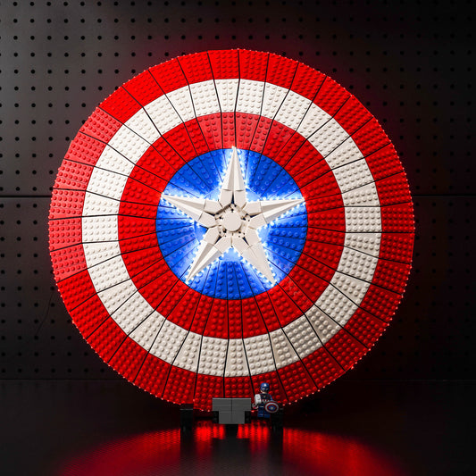 LED light kits for LEGO Home Marvel #76262 Captain America's Shield