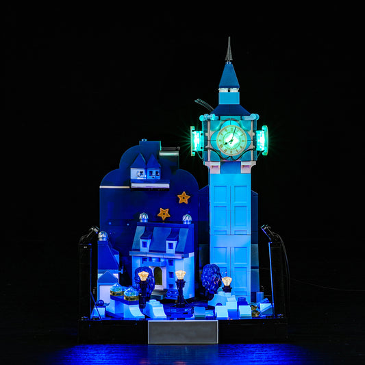 icuanuty LED light lego 43232 Peter Pan & Wendy's Flight over London lego lighting kit