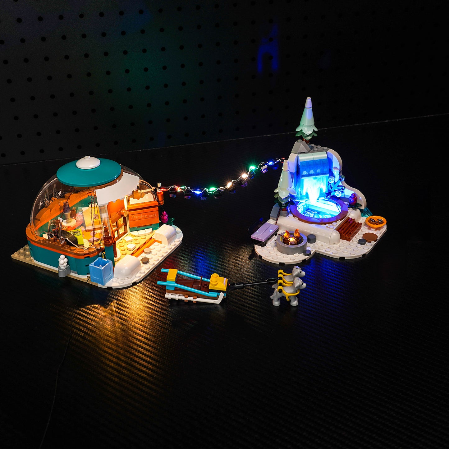 LED lighting for Igloo Holiday Adventure lego 41760 Light up the beauty of the aurora with your friends