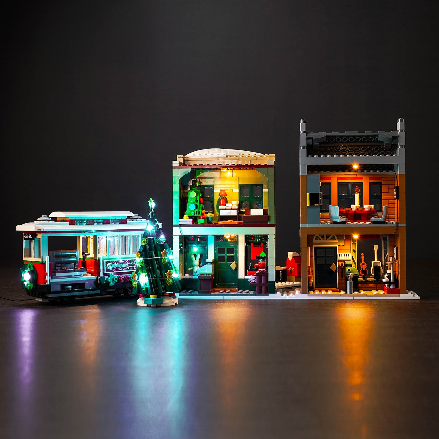 icuanuty LED lights kit lego 10308 Holiday Main Street ICONS lego lighting&lego light kits