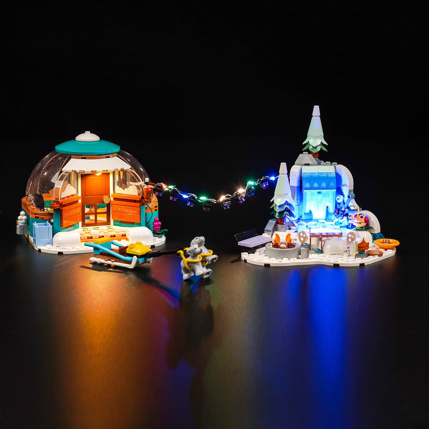 LED lighting for Igloo Holiday Adventure lego 41760 Light up the beauty of the aurora with your friends