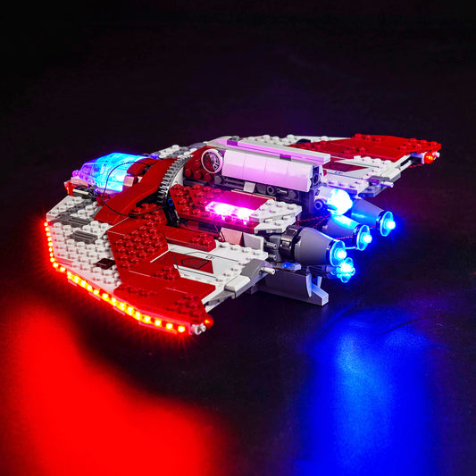 icuanuty LED lights kit lego 75362 Ahsoka Tano's T-6 Jedi Shuttle Star Wars series lego lighting&lego light kits