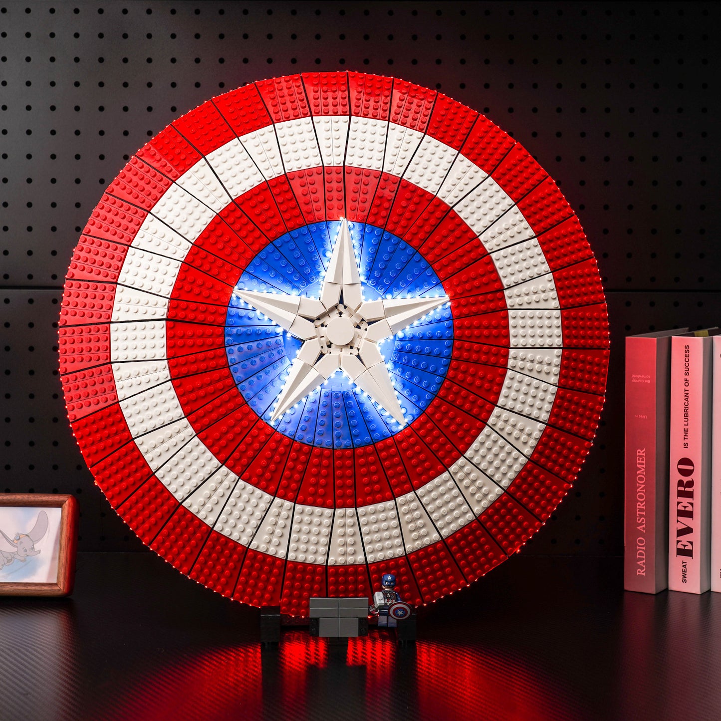 LED light kits for LEGO Home Marvel #76262 Captain America's Shield