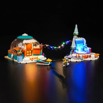 LED lighting for Igloo Holiday Adventure lego 41760 Light up the beauty of the aurora with your friends