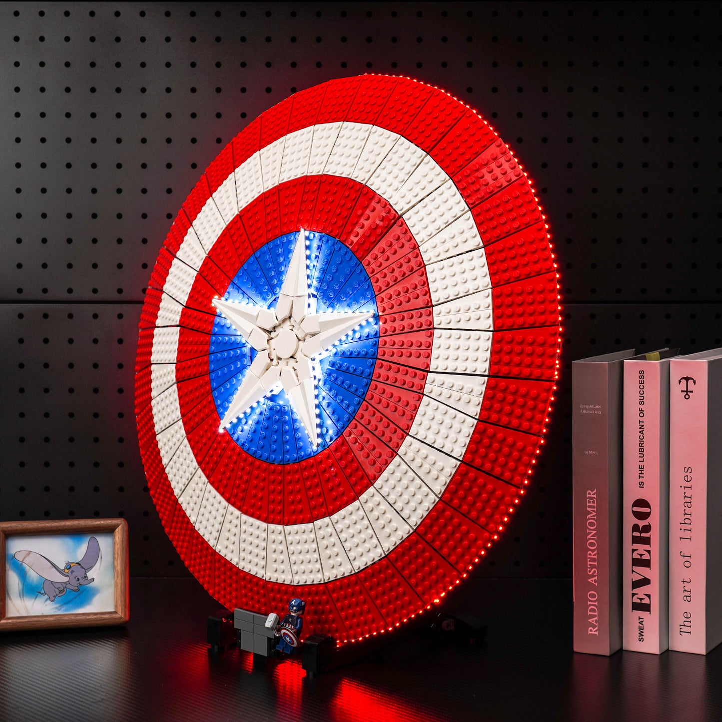 LED light kits for LEGO Home Marvel #76262 Captain America's Shield