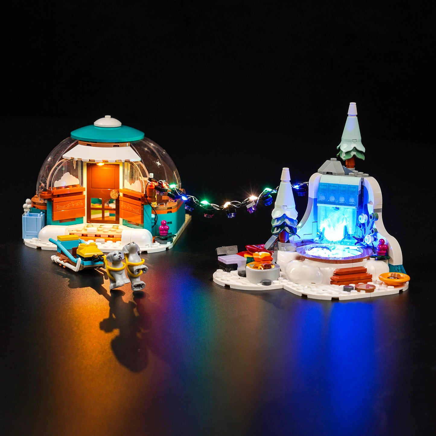 LED lighting for Igloo Holiday Adventure lego 41760 Light up the beauty of the aurora with your friends