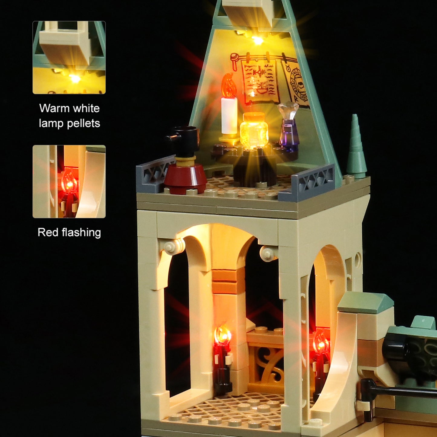 Light kit for Lego Harry Potter 76387 Fluffy Encounte