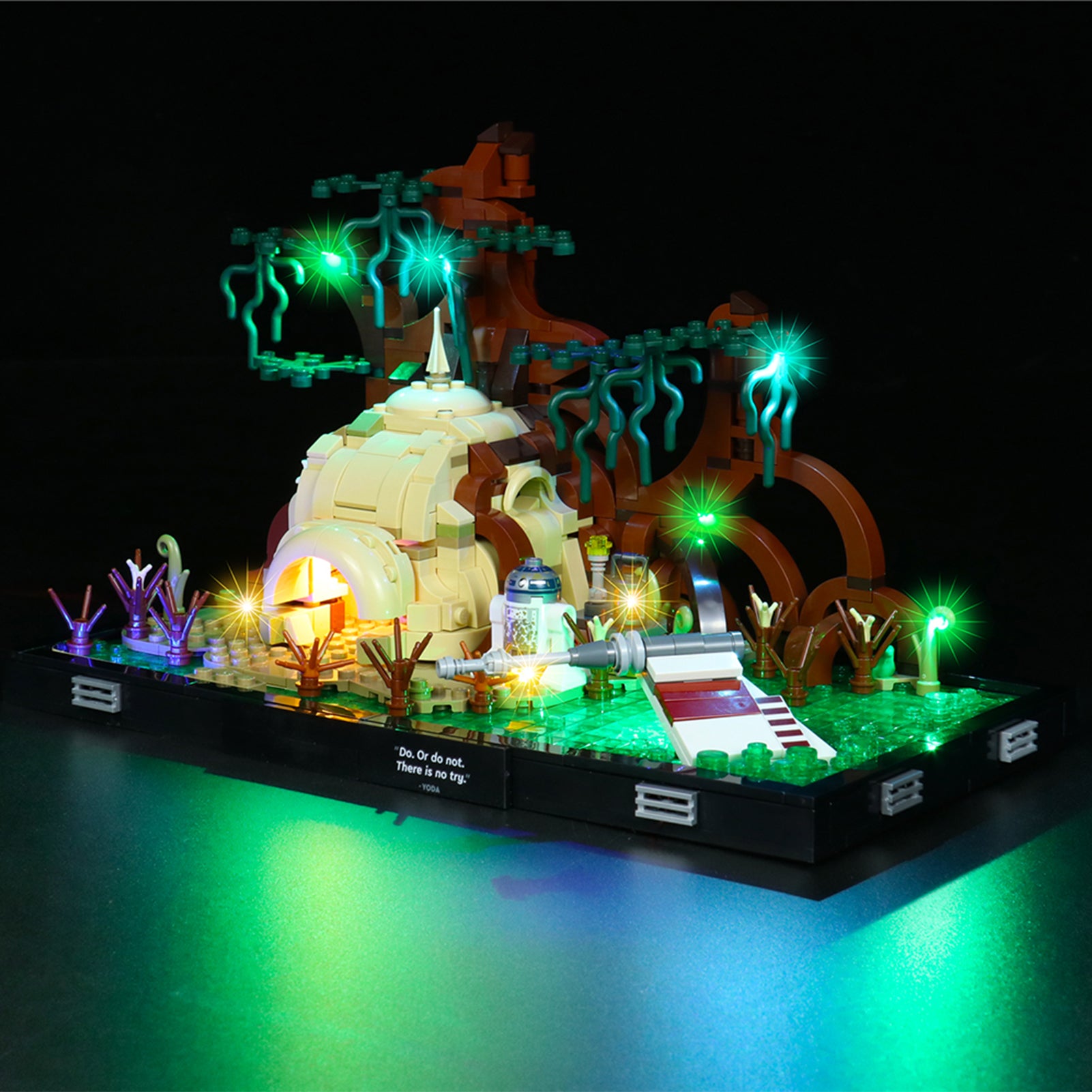 Light kit for Lego Star Wars 75330 Dagobah Jedi Training Diorama