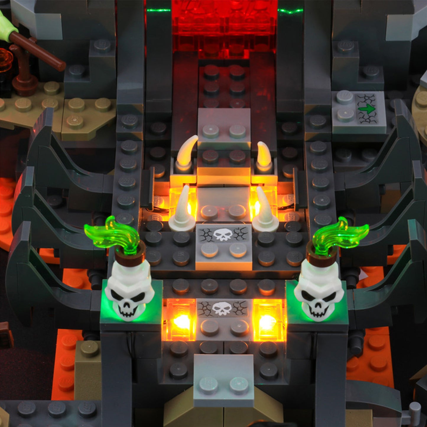 Light kit for Lego NINJAGO 71722  Skull Sorcerer¡¯s Dungeons 