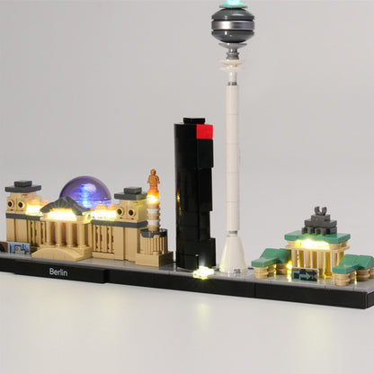 Light kit for Lego City 21027  Architecture Berlin