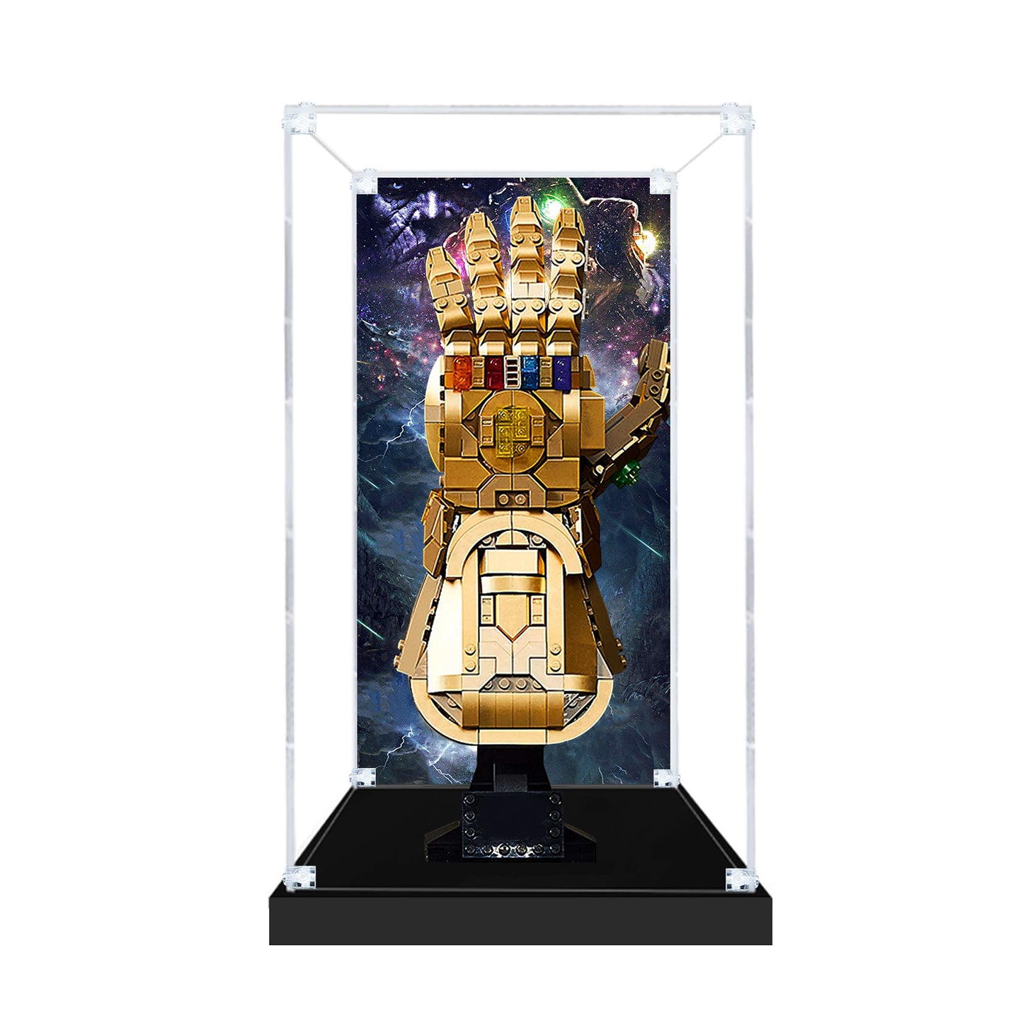 icuanuty Display Case for Lego Infinity Gauntlet Glove 76191 