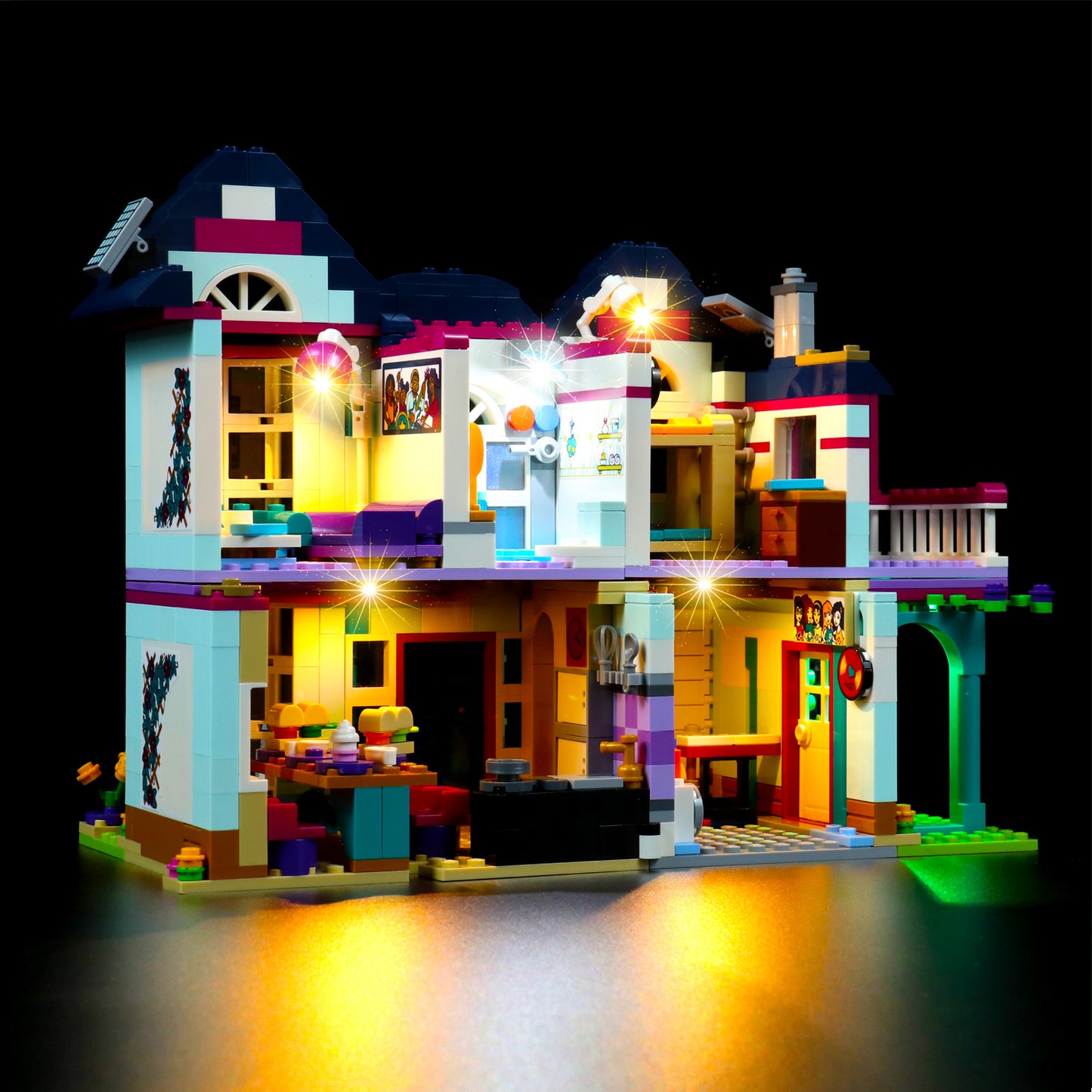 Light kit for Lego 41449 Friends Andrea's Family House