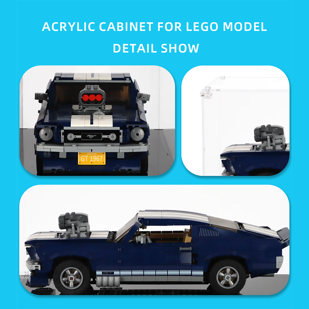 ICUANUTY Display case for LEGO? 10265 Creator: Ford Mustang 