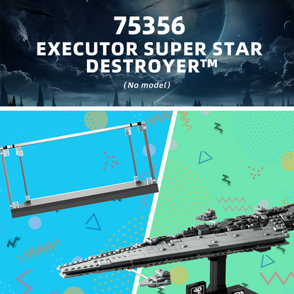 ICUANUTY Display Case for lego 75356 Star Wars? Executor Super Star Destroyer?