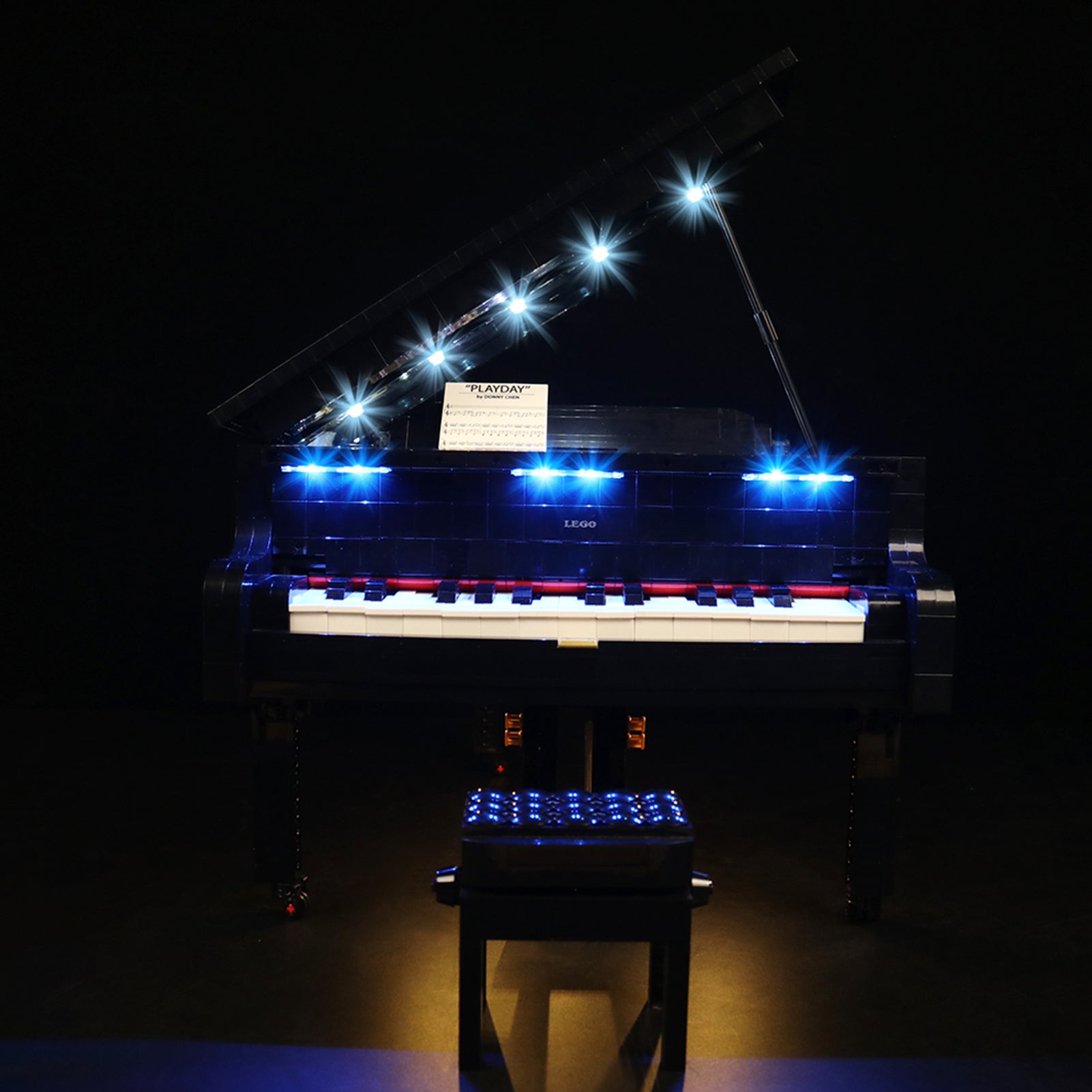 Light kit for Lego Ideas 21323 Grand Piano