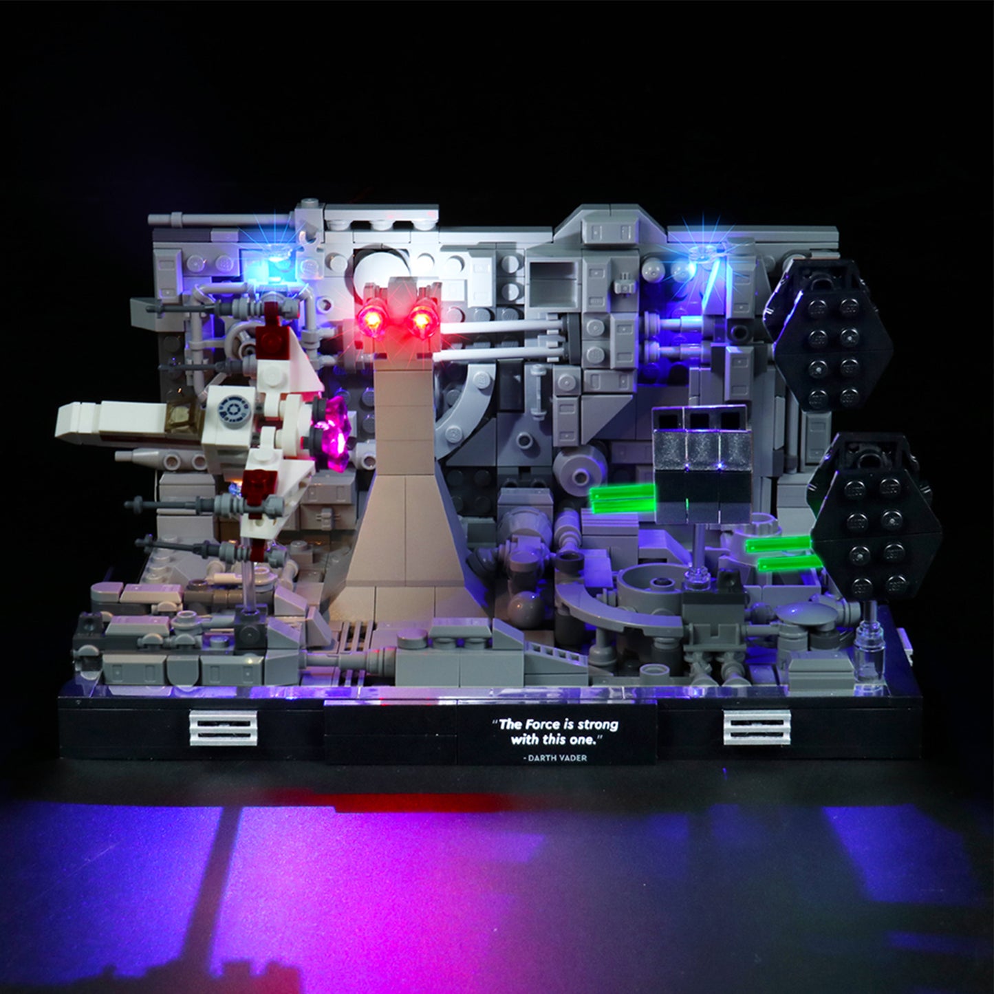 Light kit for Lego Star Wars 75329 Trench Run Diorama