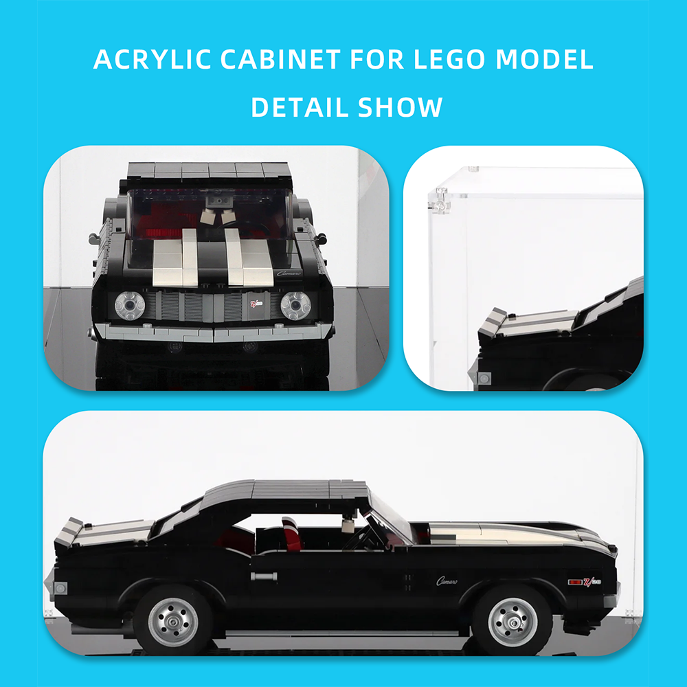ICUANUTY Display case for LEGO? 10304 Creator Chevrolet Camaro Z28