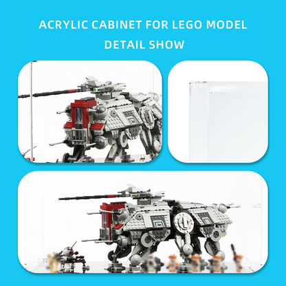 ICUANUTY Display case for LEGO? 75337 Star Wars AT-TE? Walker 