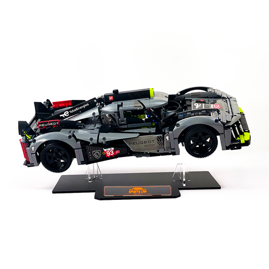 ICUANUTY Display stand for LEGO? Technic: PEUGEOT 9X8 24H Le Mans Hybrid Hypercar 42156