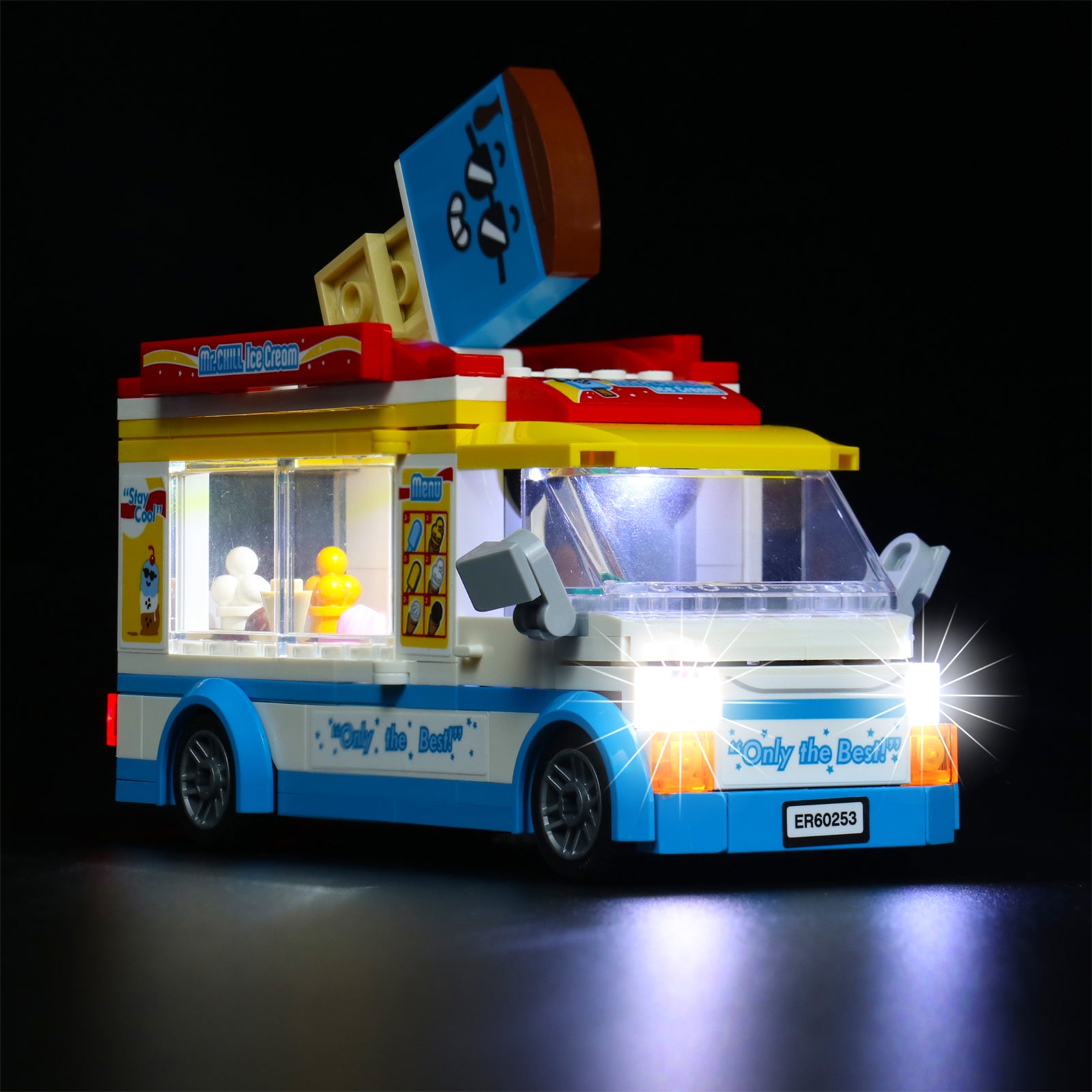 Light kit for Lego 60253 City Ice-Cream Truck