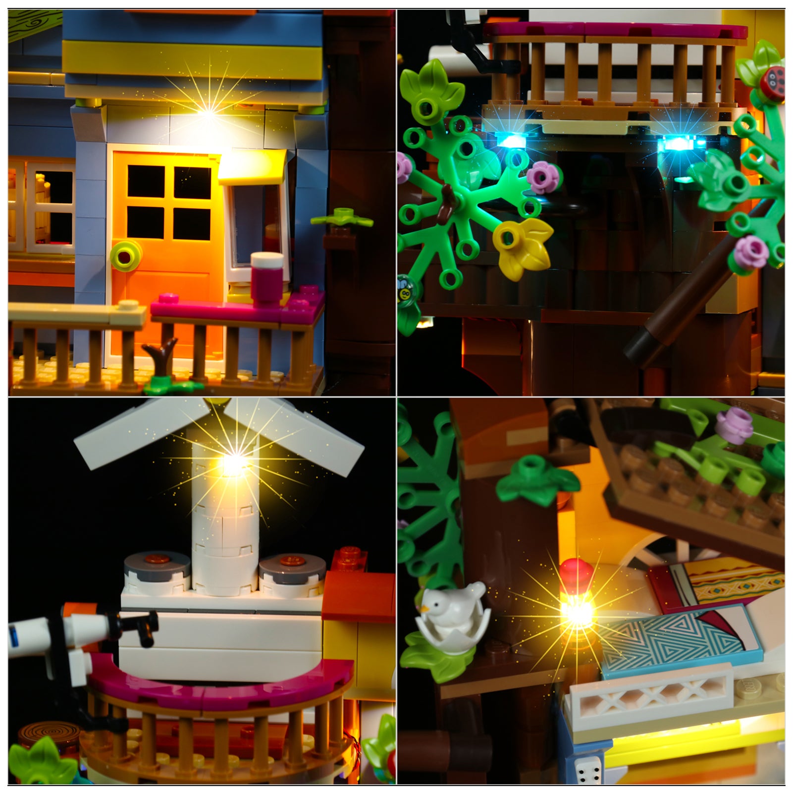 Light kit for Lego 41703 Friends Friendship Tree House