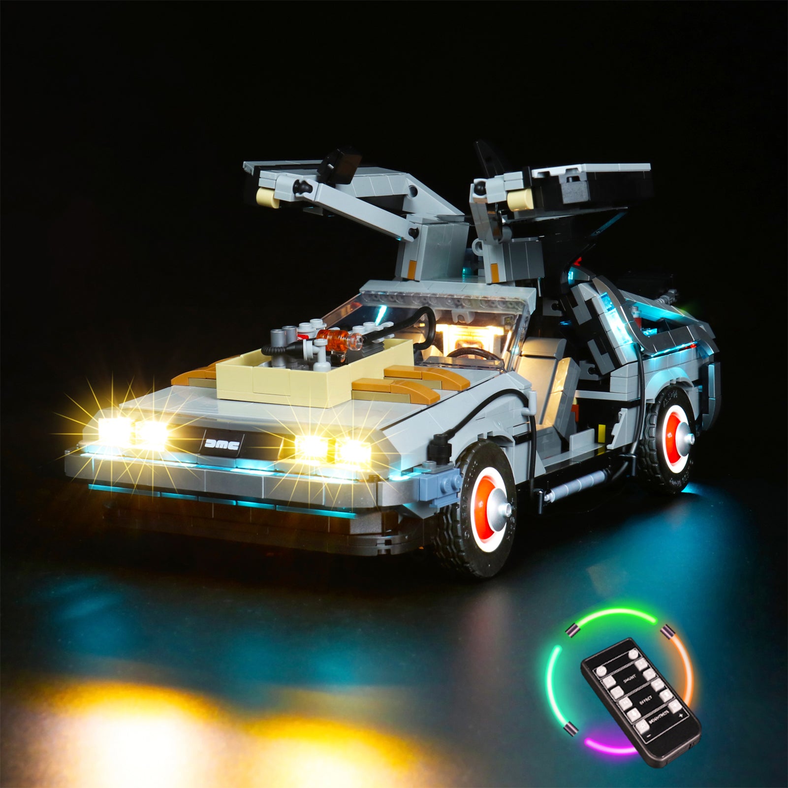 Light kit for Lego Technic 10300 Back to The Future