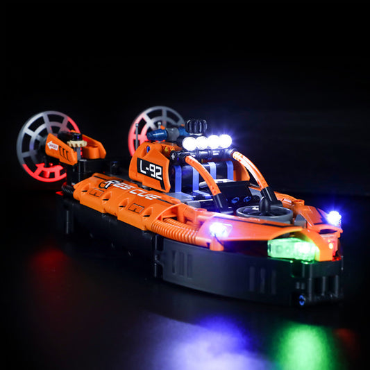 Light kit for Lego Technic 42120 Rescue Hovercraft