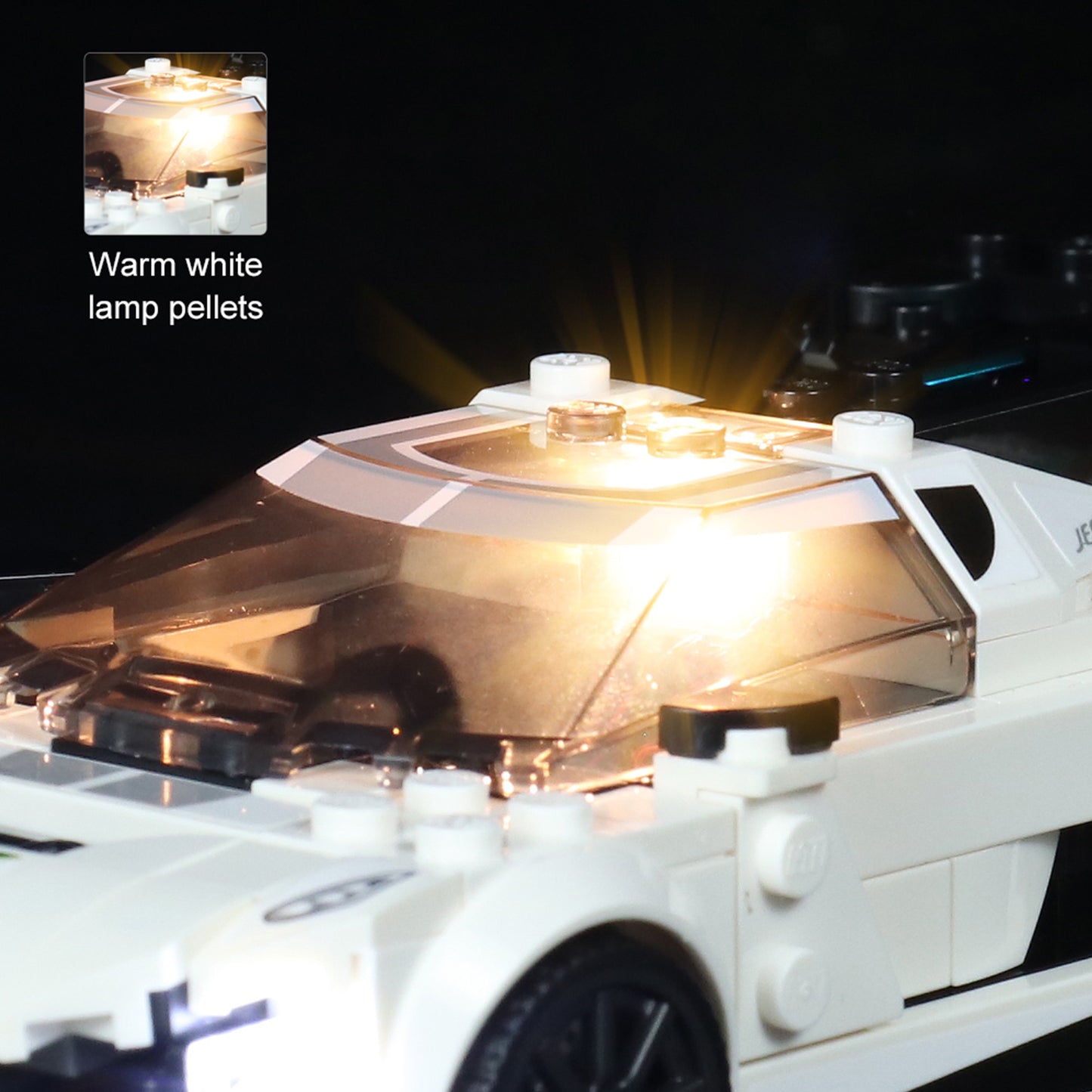 Light kit for Lego Speed Champions 76900 Koenigsegg 