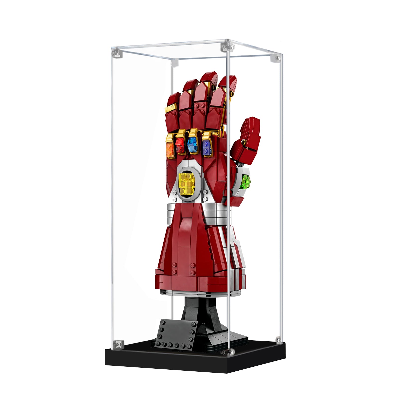icuanuty Display Case for Lego Infinity Gauntlet Glove 76191 /76223 Nano Gauntlet