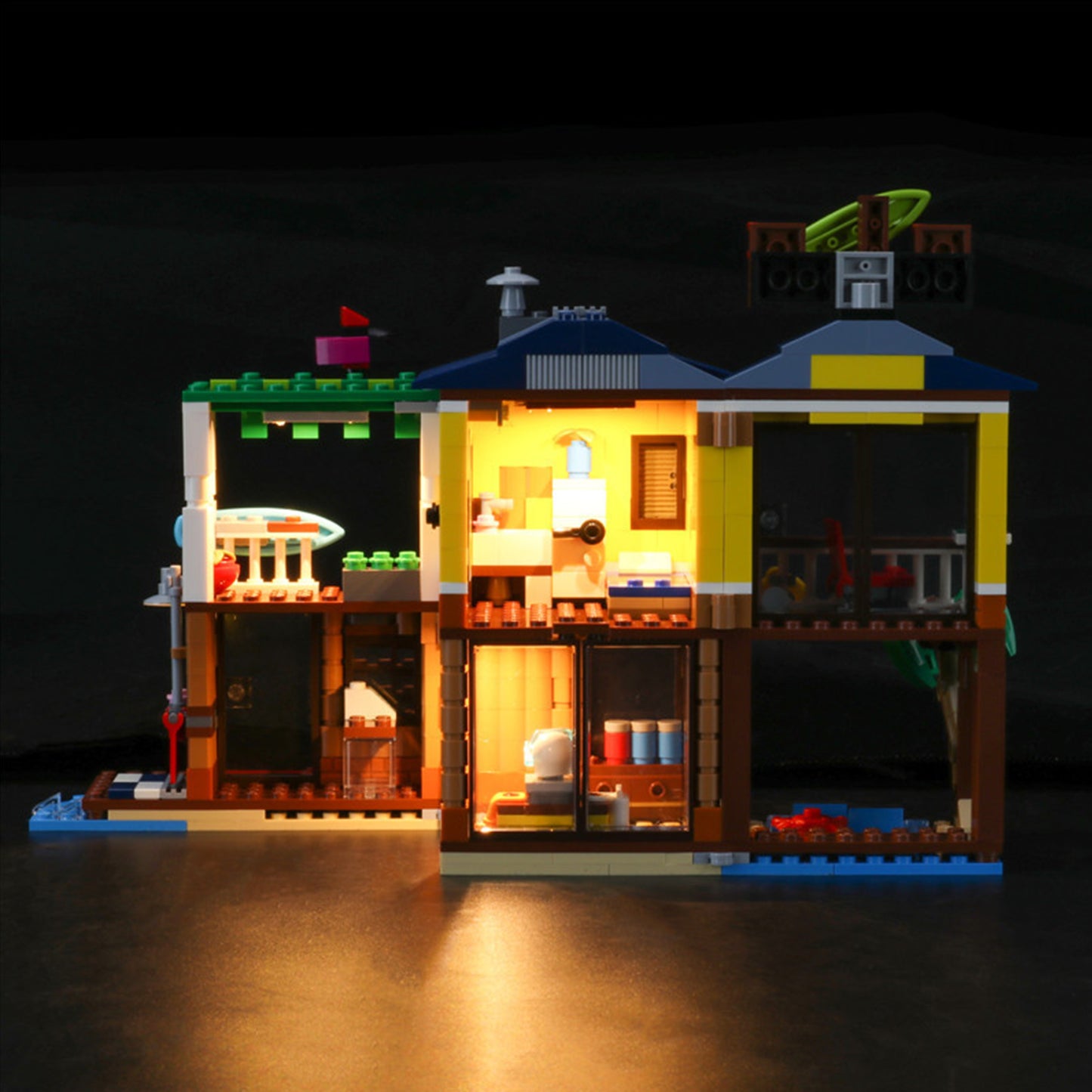 Light kit for Lego Surfer Beach House Creator 31118 - ICUANUTY