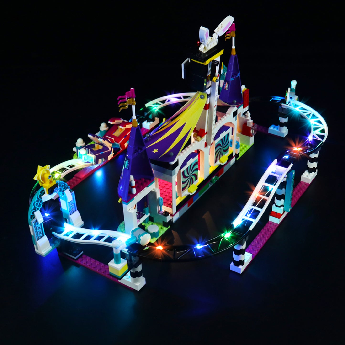 Light kit for Lego Friends 41685 Funfair Roller Coaster