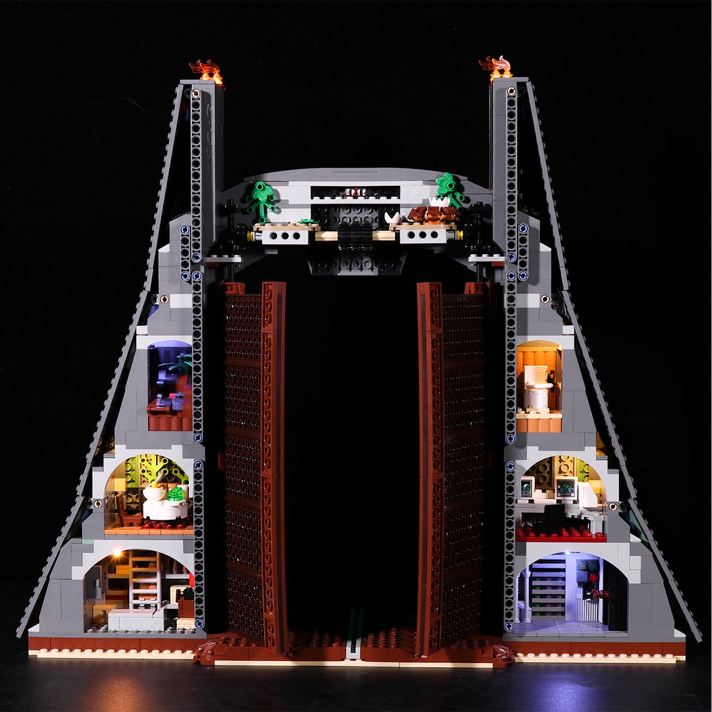Light kit for LEGO Jurassic World Jurassic Park: T. rex Rampage 75936
