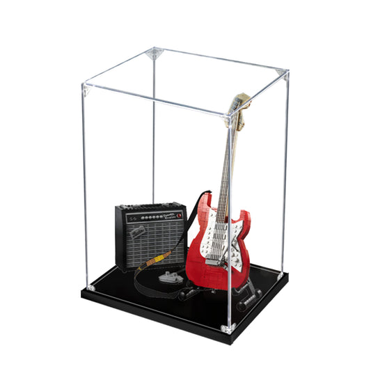 Display Case for Lego Fender Guitar 21329 Building Brick Kit