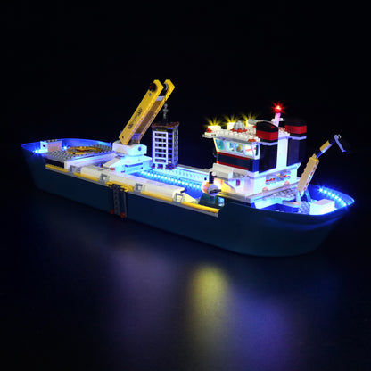 Light kit for Lego City Police Patrol Boat 60277 - ICUANUTY