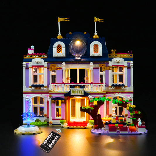 Light kit for Lego Friends 41684 Heartlake City Grand Hotel