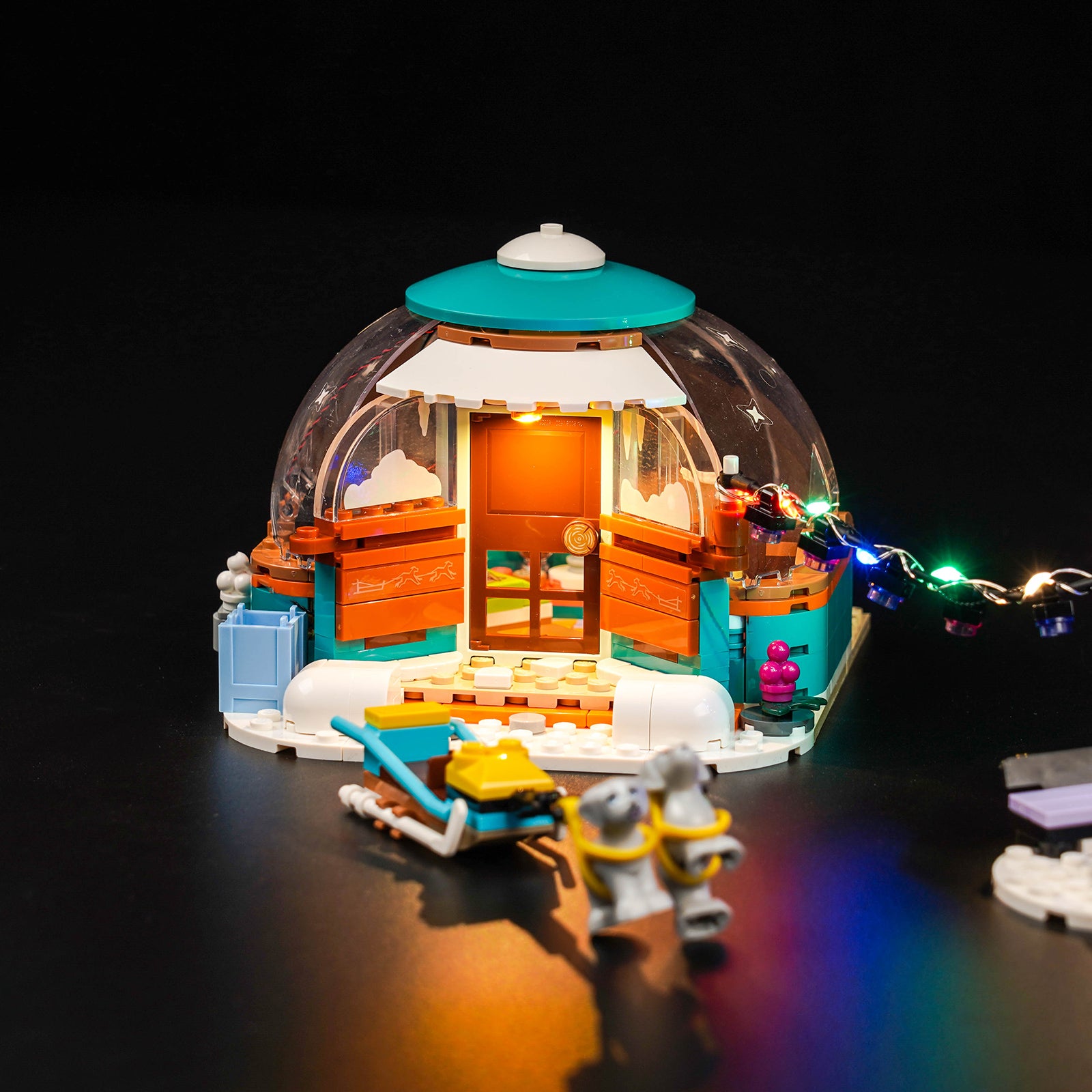 LED lighting for Igloo Holiday Adventure lego 41760 Light up the beauty of the aurora with your friends