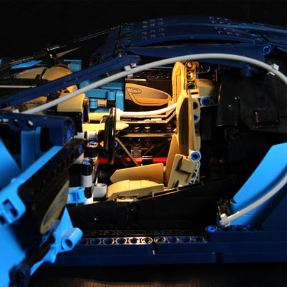 Lighting Kit for Lego Technic Bugatti Chiron 42083 Race Car -ICUANUTY