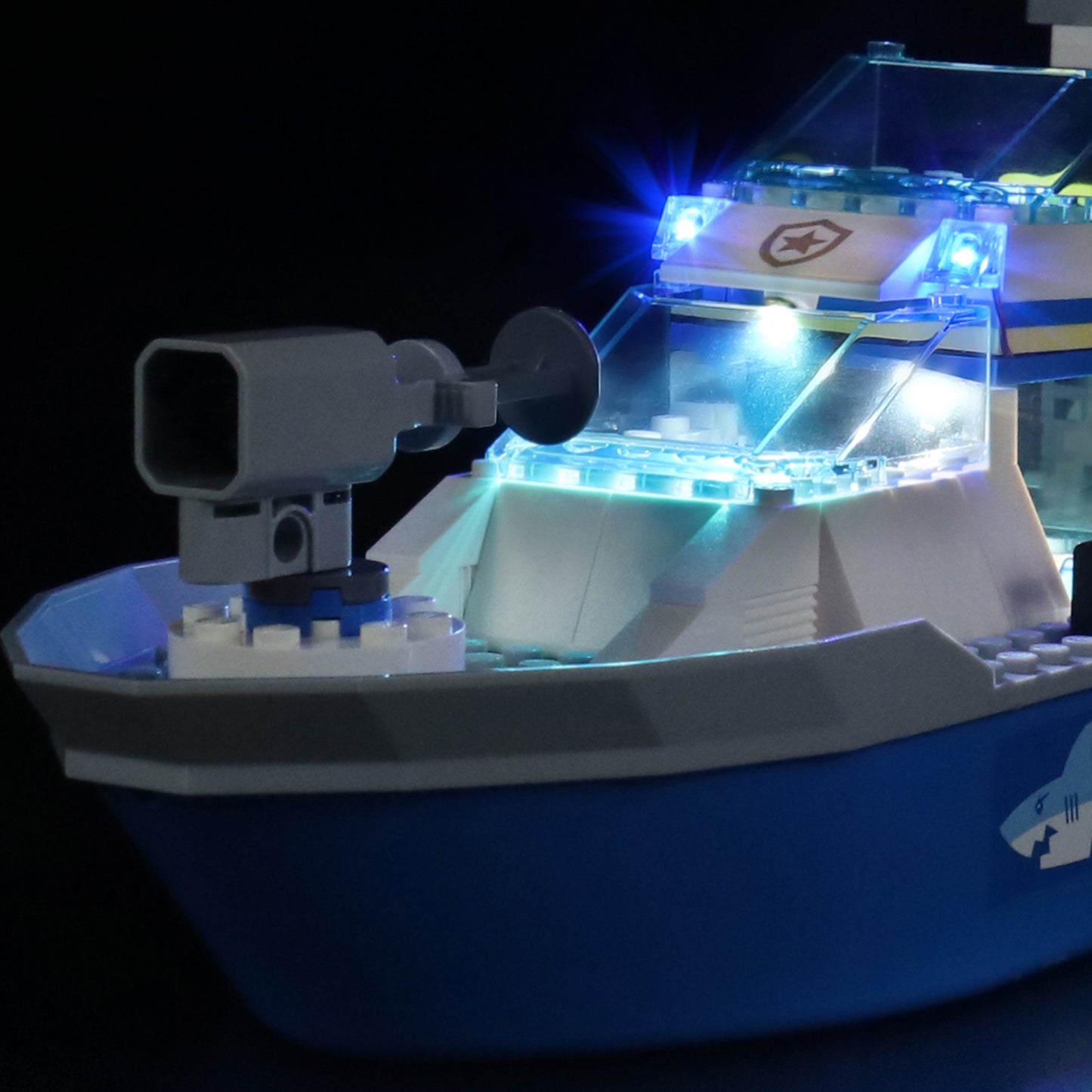 Light kit for Lego City 60277 Police Patrol Boat