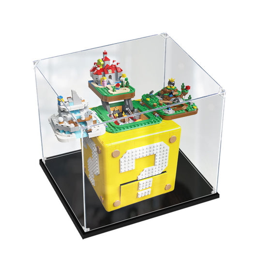 Display Case LEGO Super Mario 64 Question Mark 71395 -lgbricks