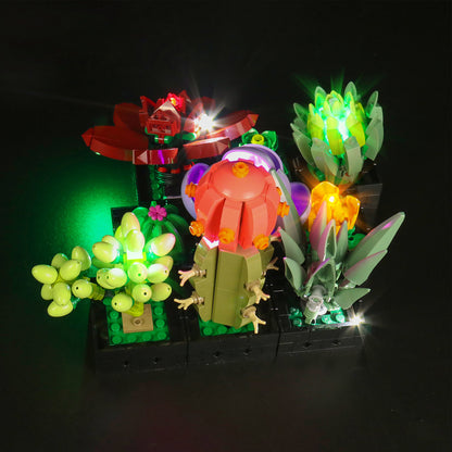 Light kit for Lego Ideas 10309 Succulents Plant Decor Building Set