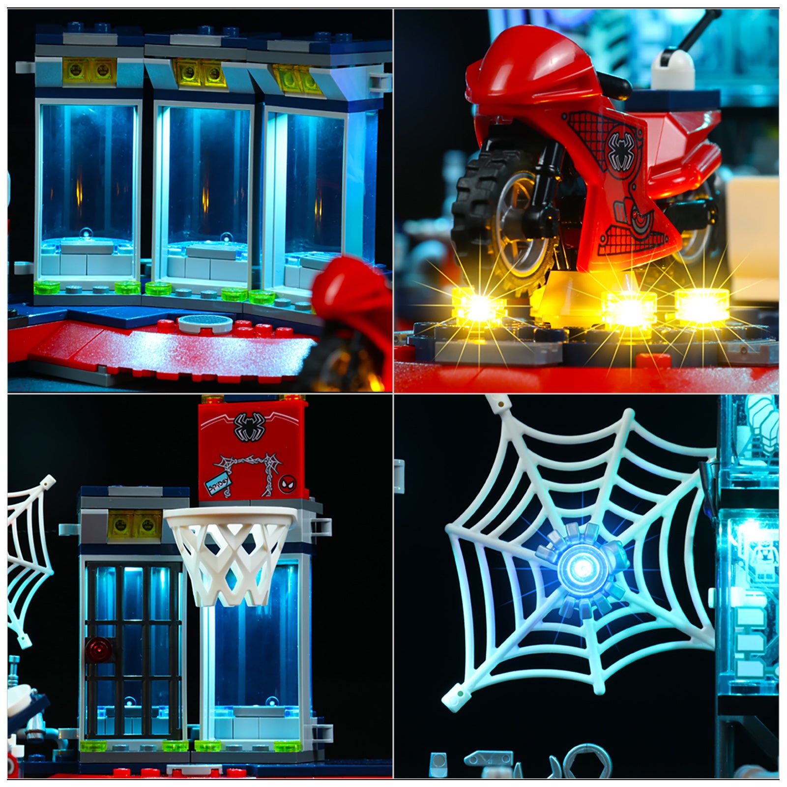 Light kit for Lego Marvel  76175 Spider-Man Attack on The Spider Lair