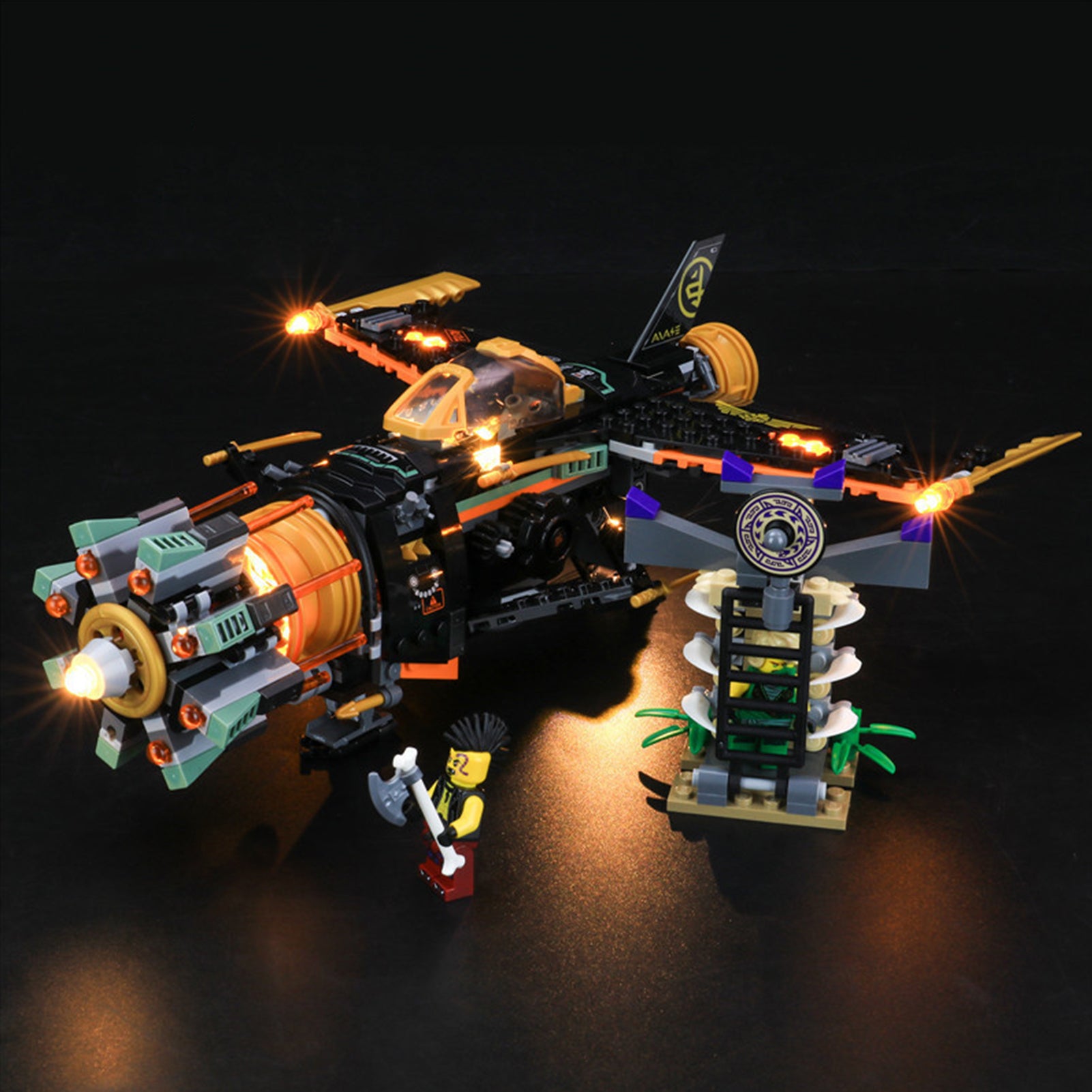 Light kit for Lego NINJAGO 71736 Boulder Blaster