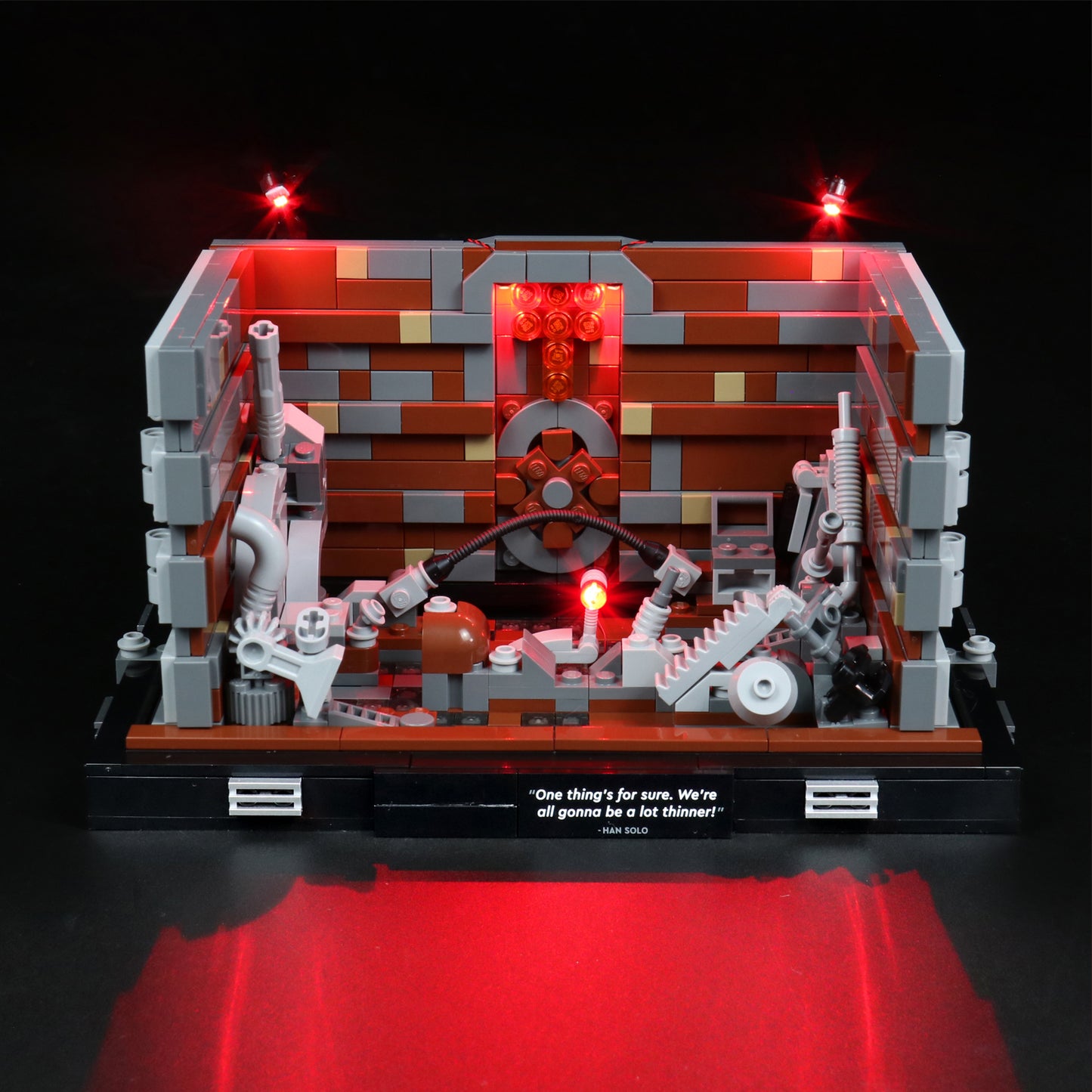 Light kit for Lego Star Wars 75339 Death Star Trash Compactor 