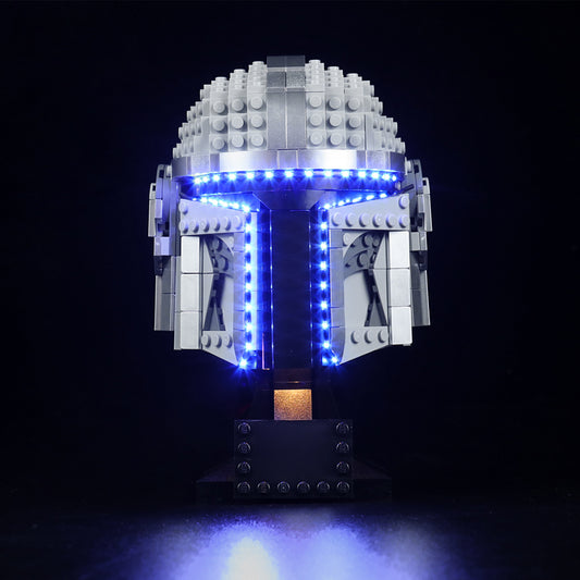 Light kit for Lego Star Wars 75328 Mandalorian Helmet