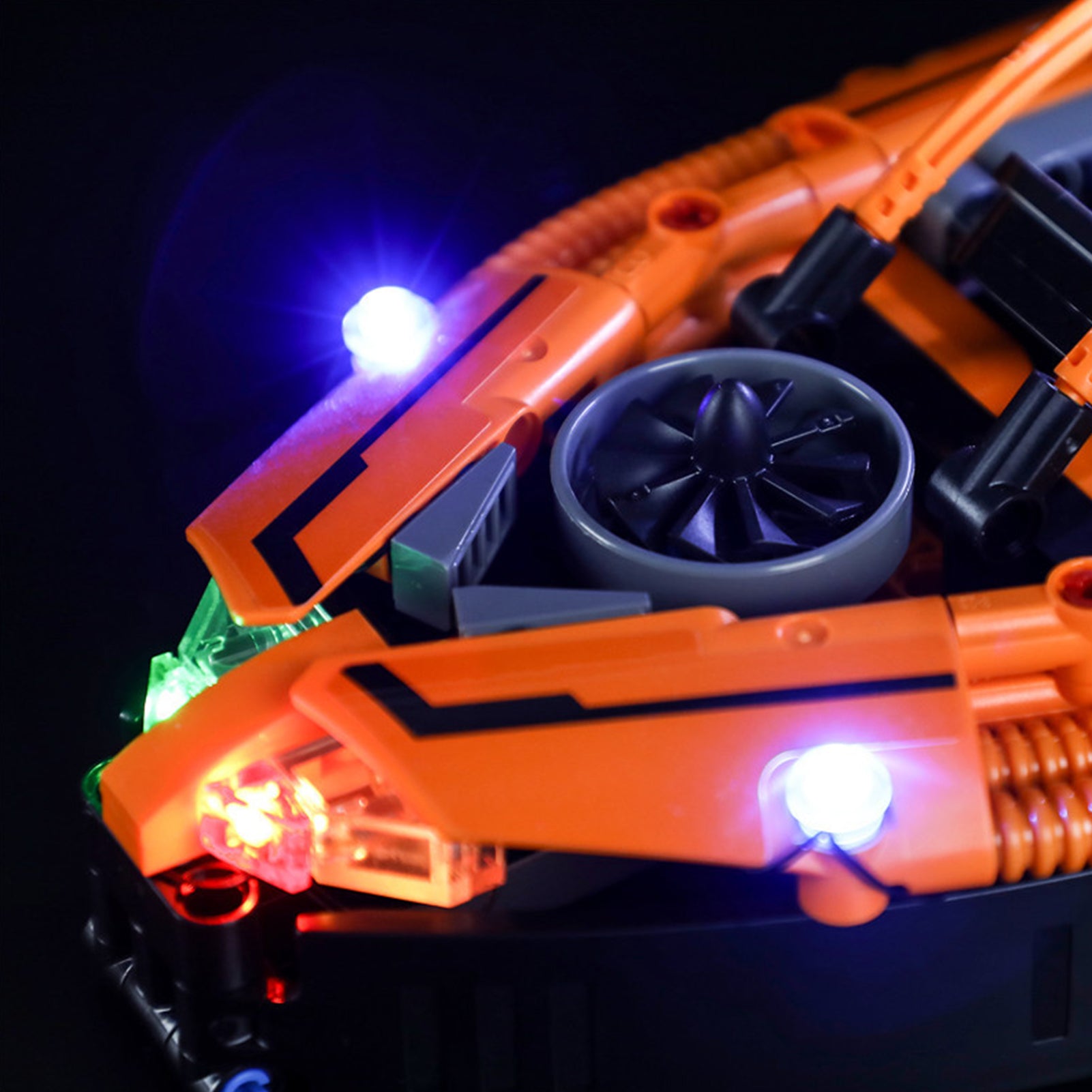 Light kit for Lego Technic 42120 Rescue Hovercraft